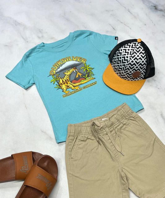 🩵 T-Shirt : Quiksilver 4 ans garçon neuf!