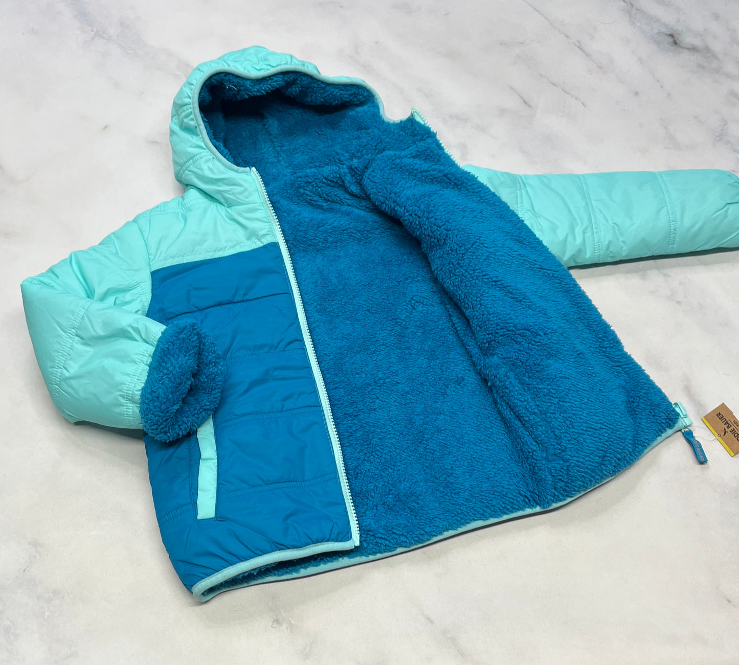 Manteau : Mi-Saison fille / chaud RÉVERSIBLE ! Neuf! 6, 7-8 ans et 10-12 ans