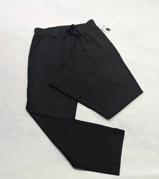 Buffalo : Pantalon noir souple taille élastique jambe droite neuf! Small femme confo.neuf!