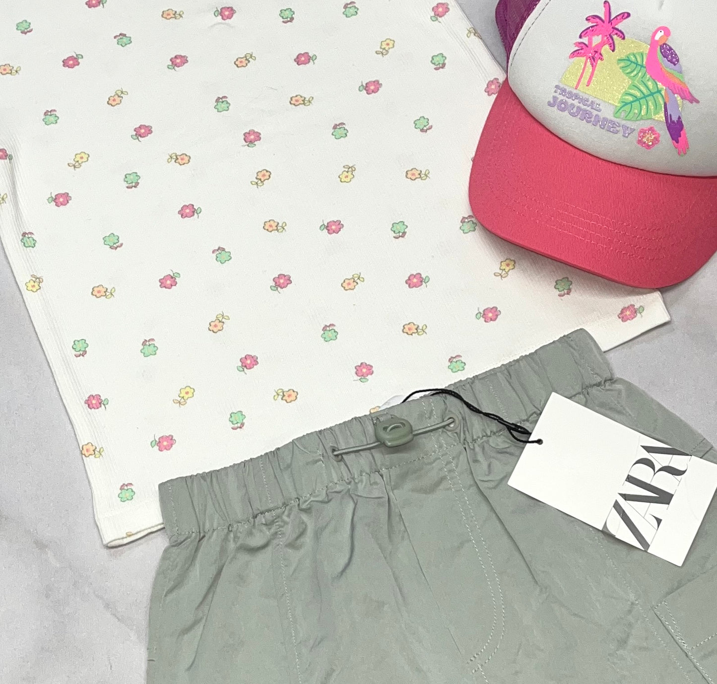 🌷 RIB : manche courte blanc texturé stretch fais 6 ans fille neuf !