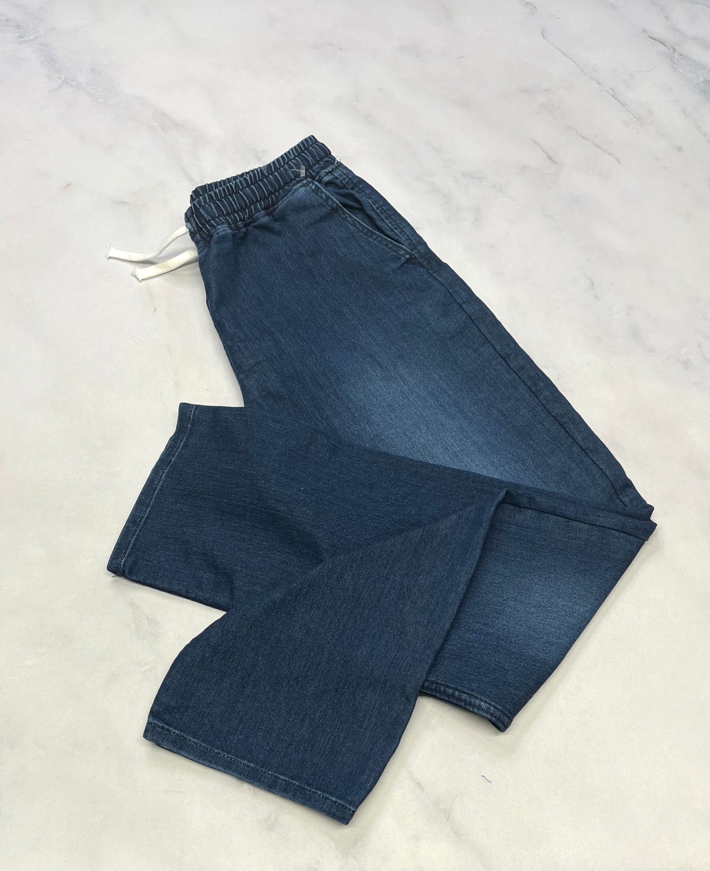 Jeans : ultra mou taille élastique 16 ans comme neuf!