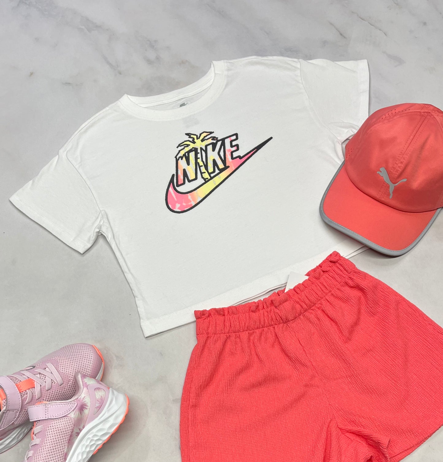 😍Manche courte: Nike 6 ans fille coupe confo neuf !