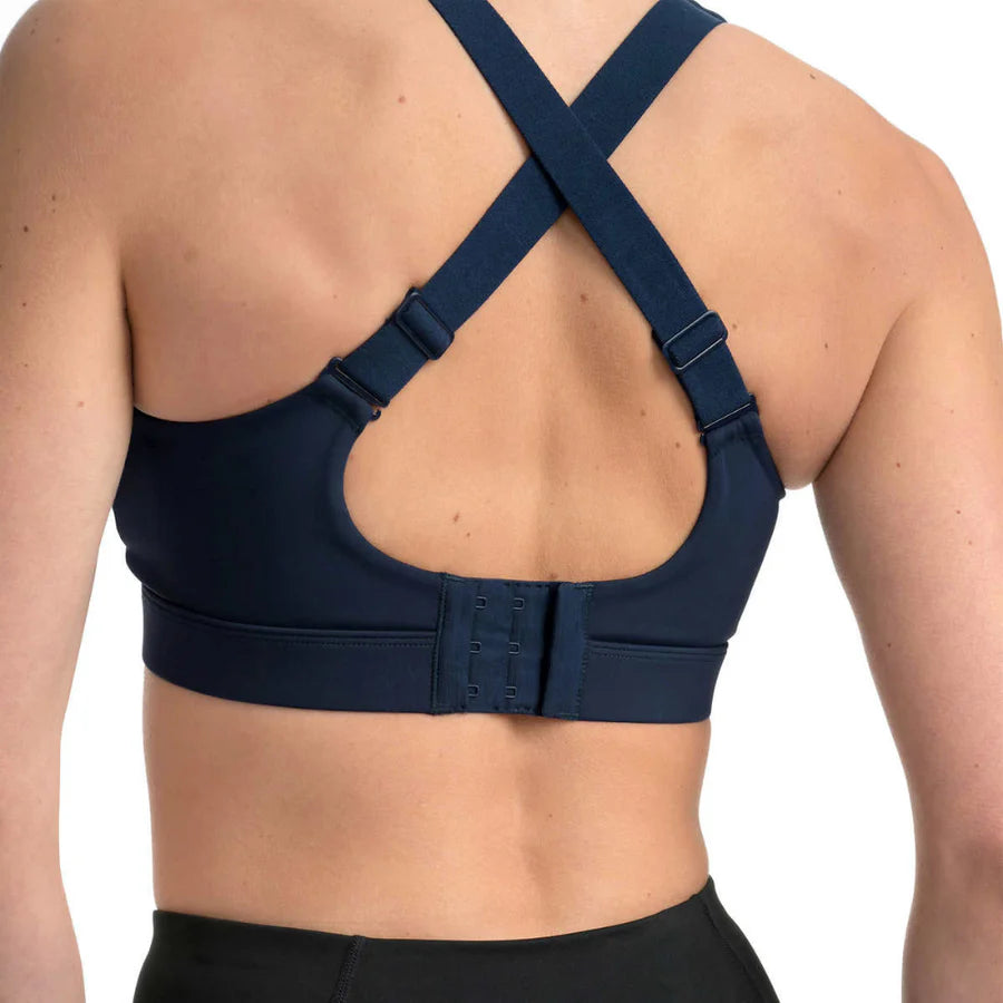 LOLË : Top sport bleu foncée ajustable neuf ! Gr : M-L-XL femme