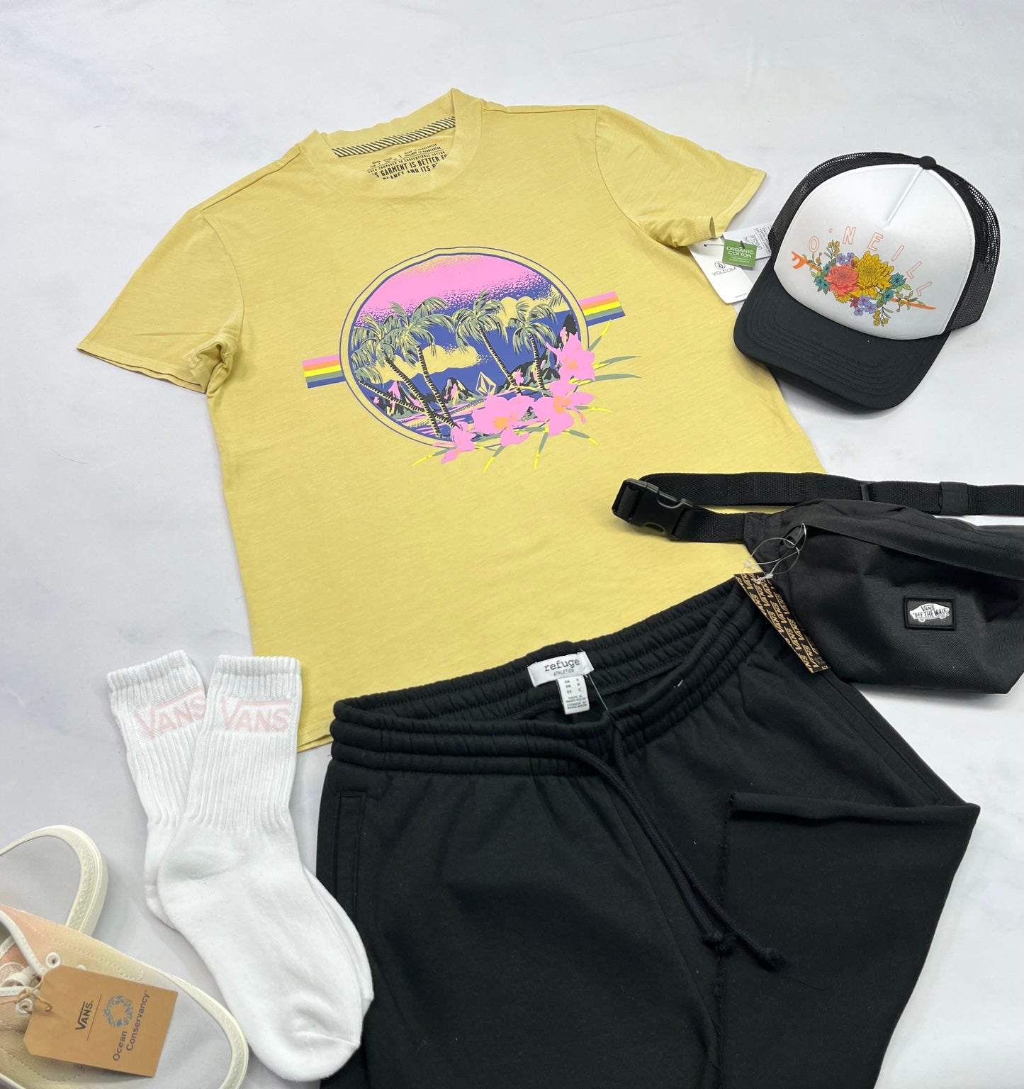 ☀️ Manche courte : VOLCOM S/ femme neuf !