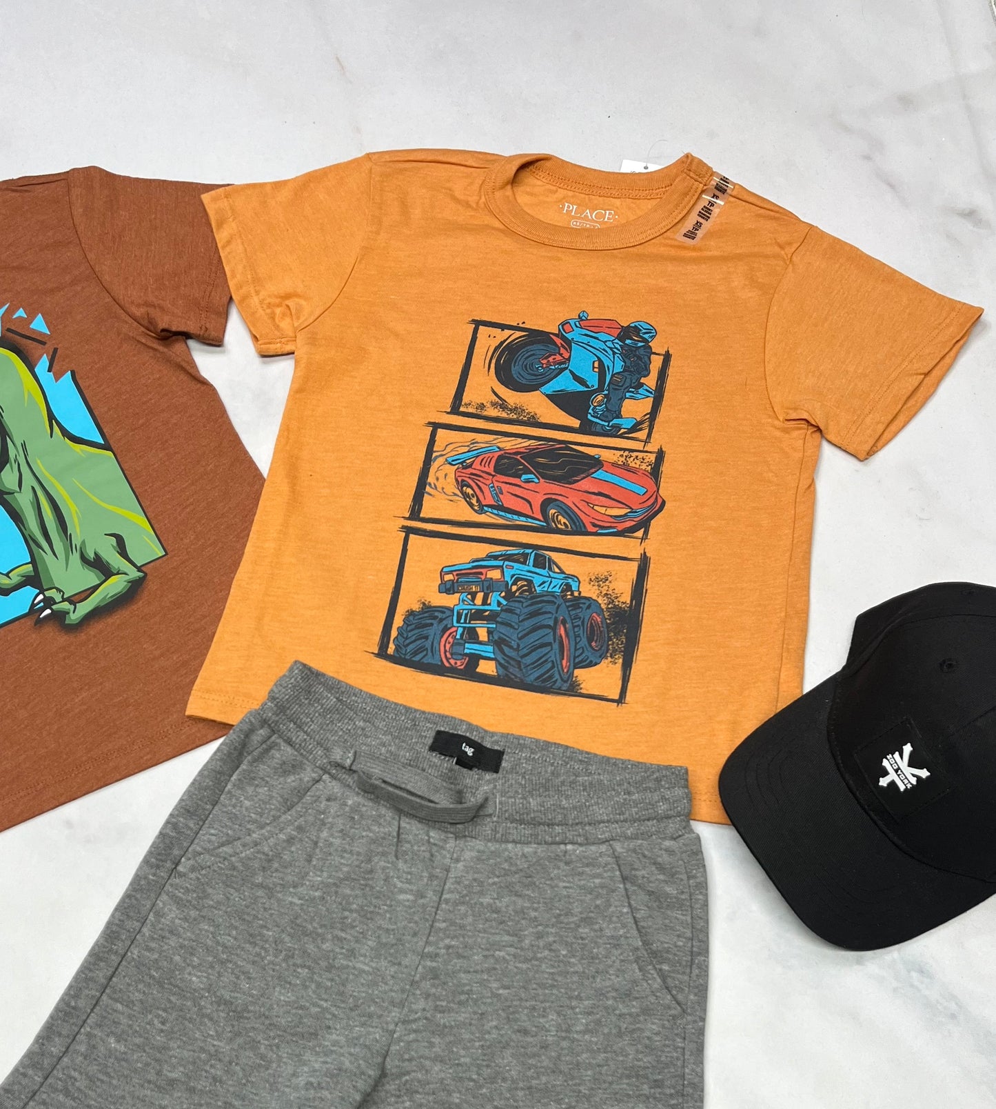 🍂🍂 Duo : Lot de 2 t-Shirt 4 ans neuf !