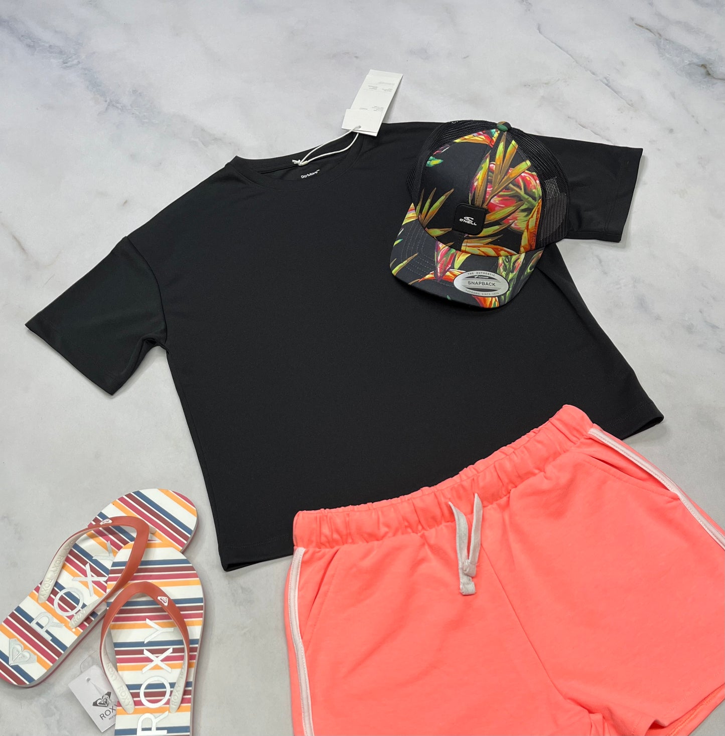 😍 Manche courte : noir coupe BoXY tissu de sport 12 ans fille neuf !