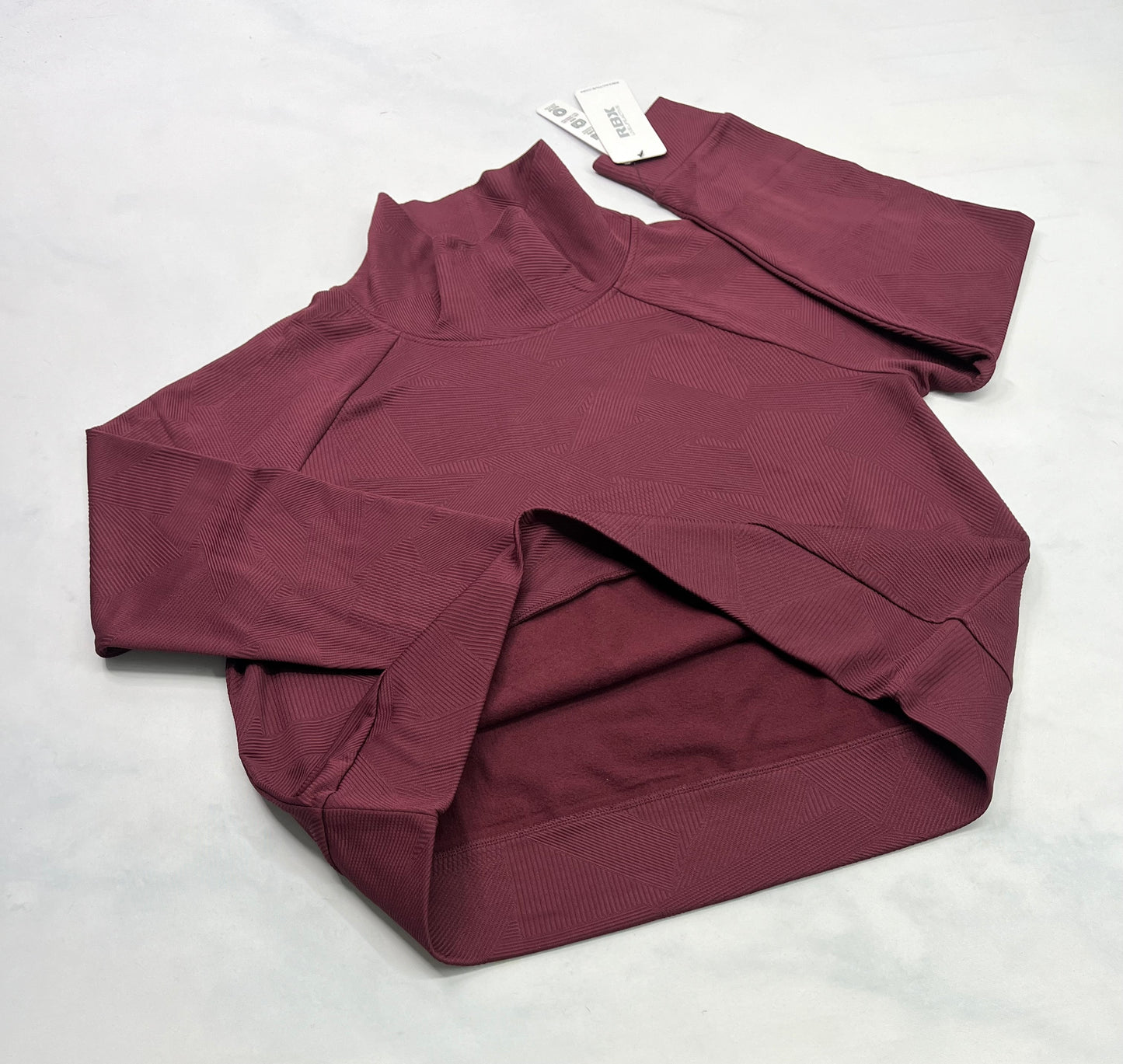 ..RBX : Manche longue sport ouaté à l’intérieur : tissu texturé extensible confo . xL Fait (L-Xl )femme neuf !