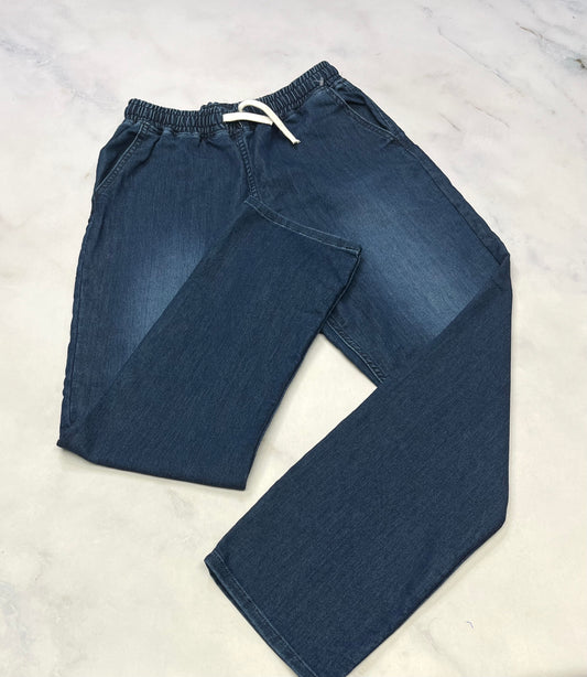 Jeans : ultra mou taille élastique 16 ans comme neuf!