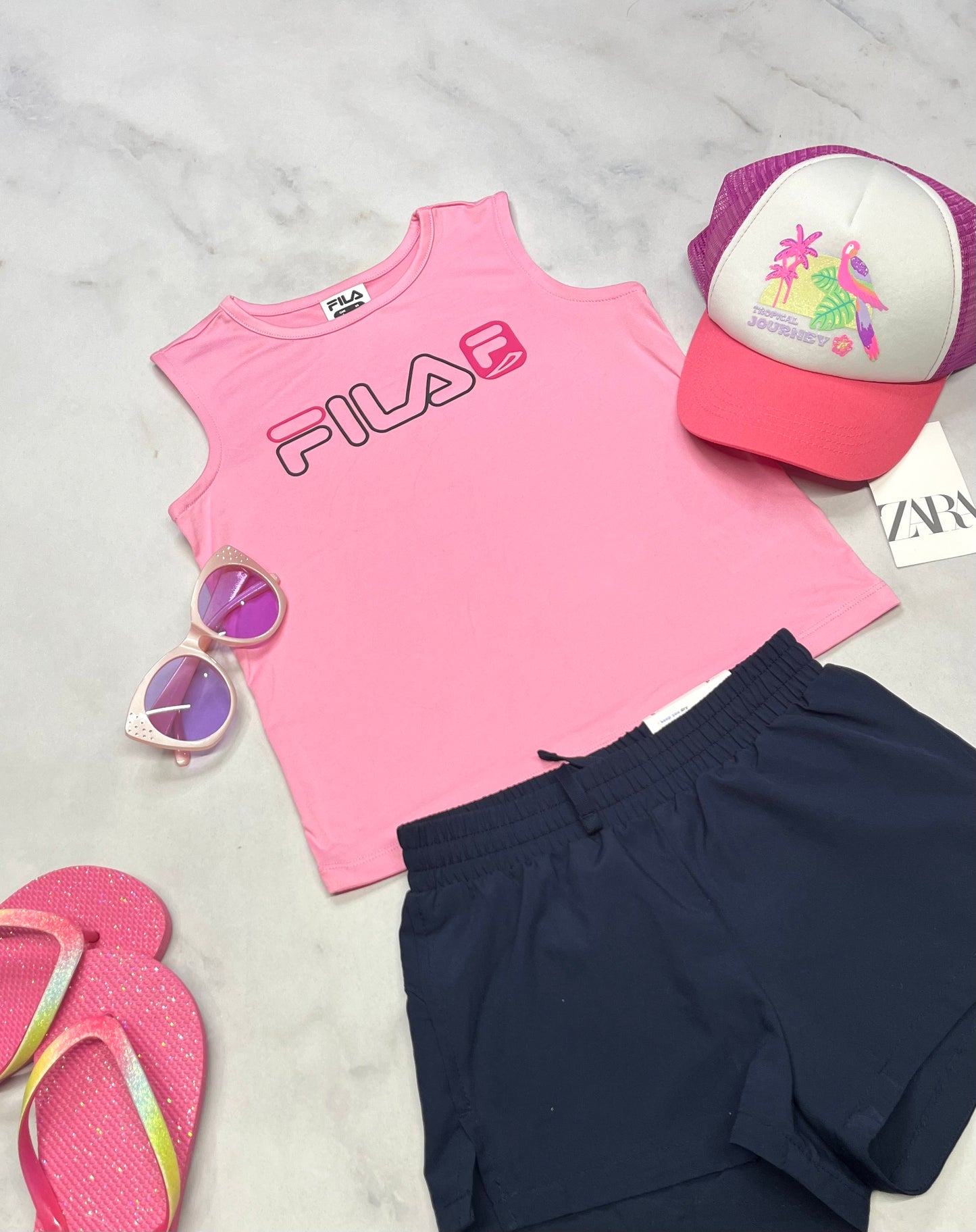 🌸 Camisole: Fila soft stretch fait 5 ans coupe confo neuve !