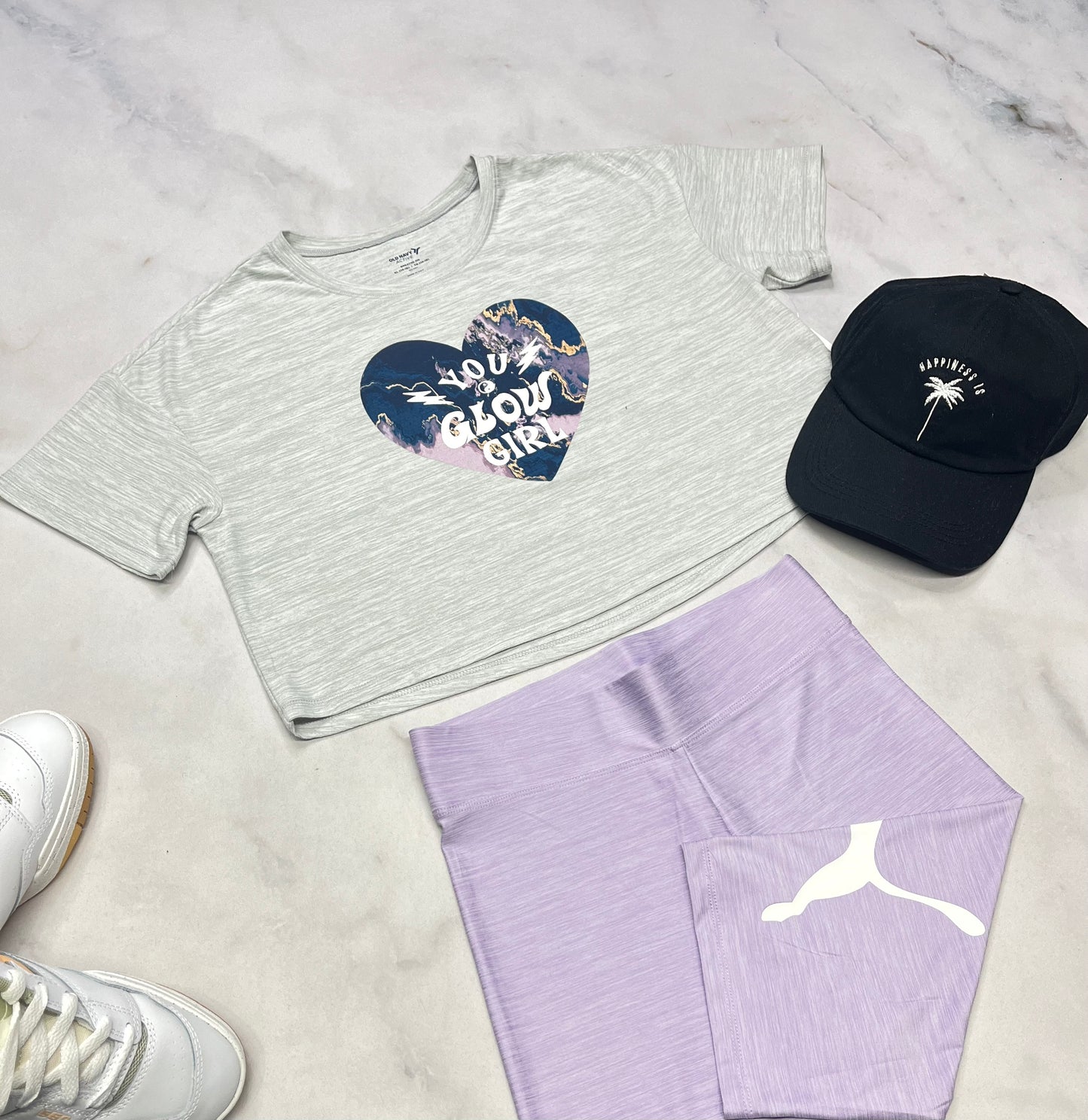 💜Manche courte : gris soft 14-16 ans fille neuf ! Look écourté .