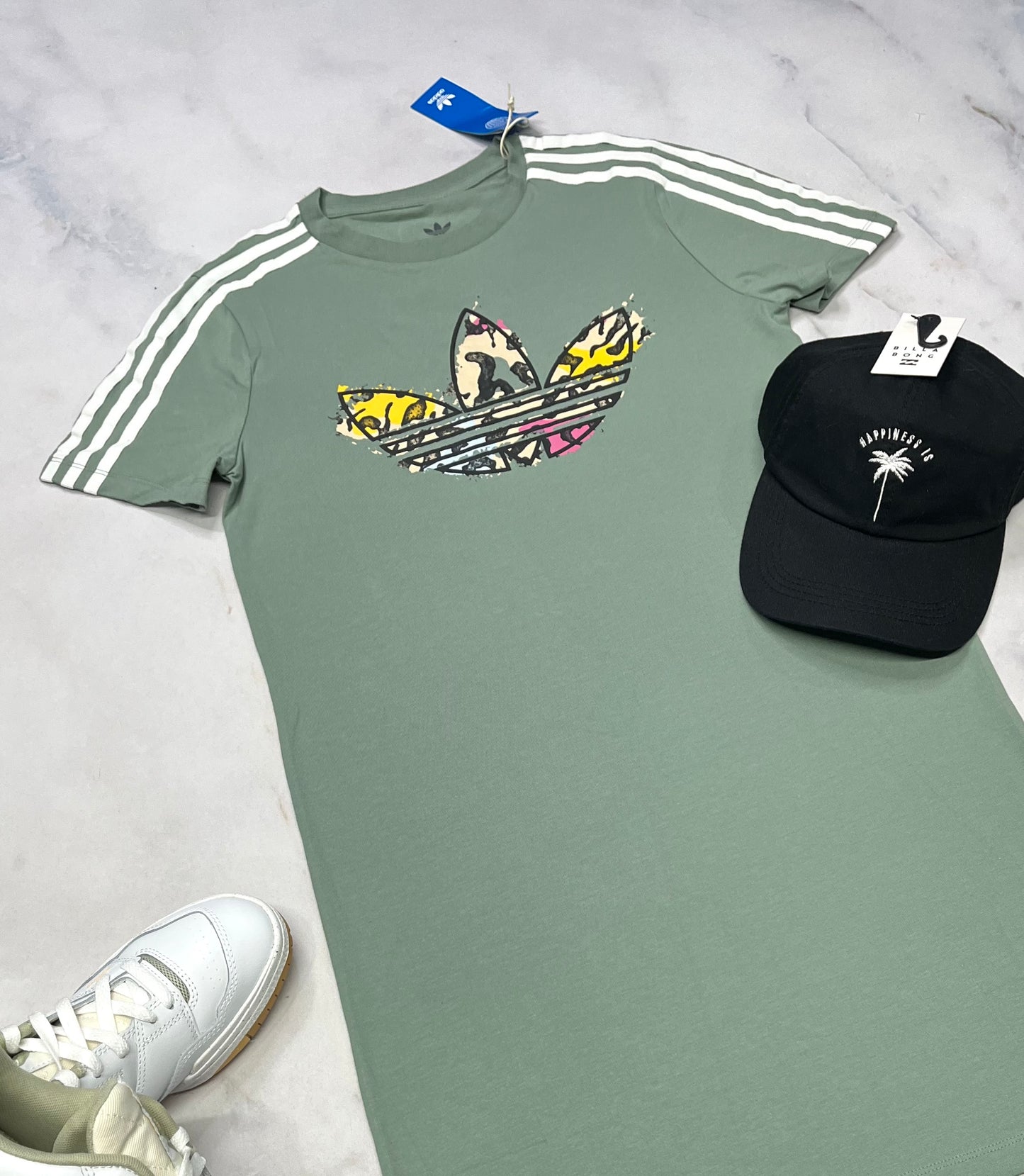 😍Robe Adidas : en coton de qualité 13-14 ans fille neuve.