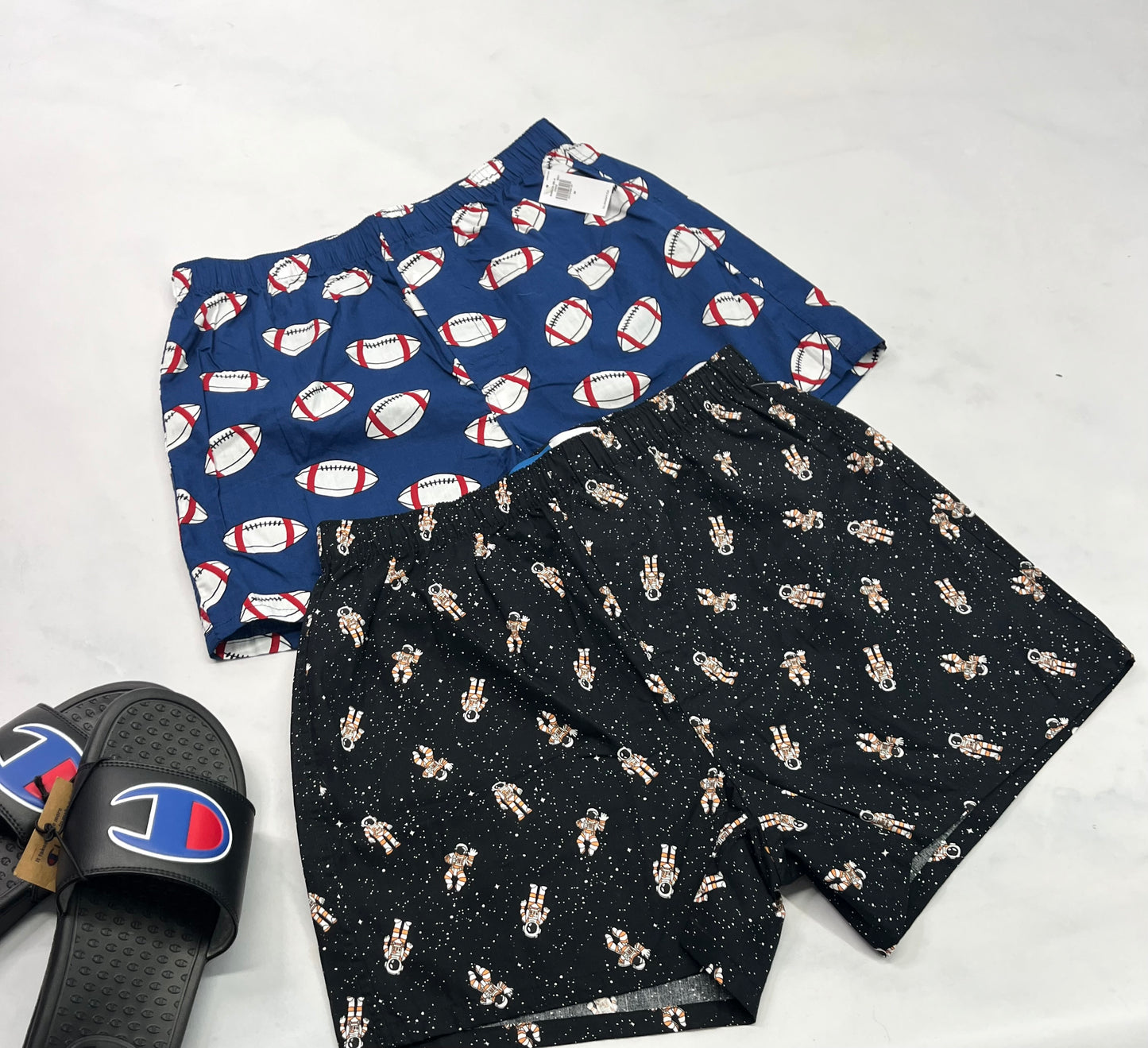 🌙 Duo : 1 lot de 2x shorts pyjama M/(32 homme ) taille élastique neuf !