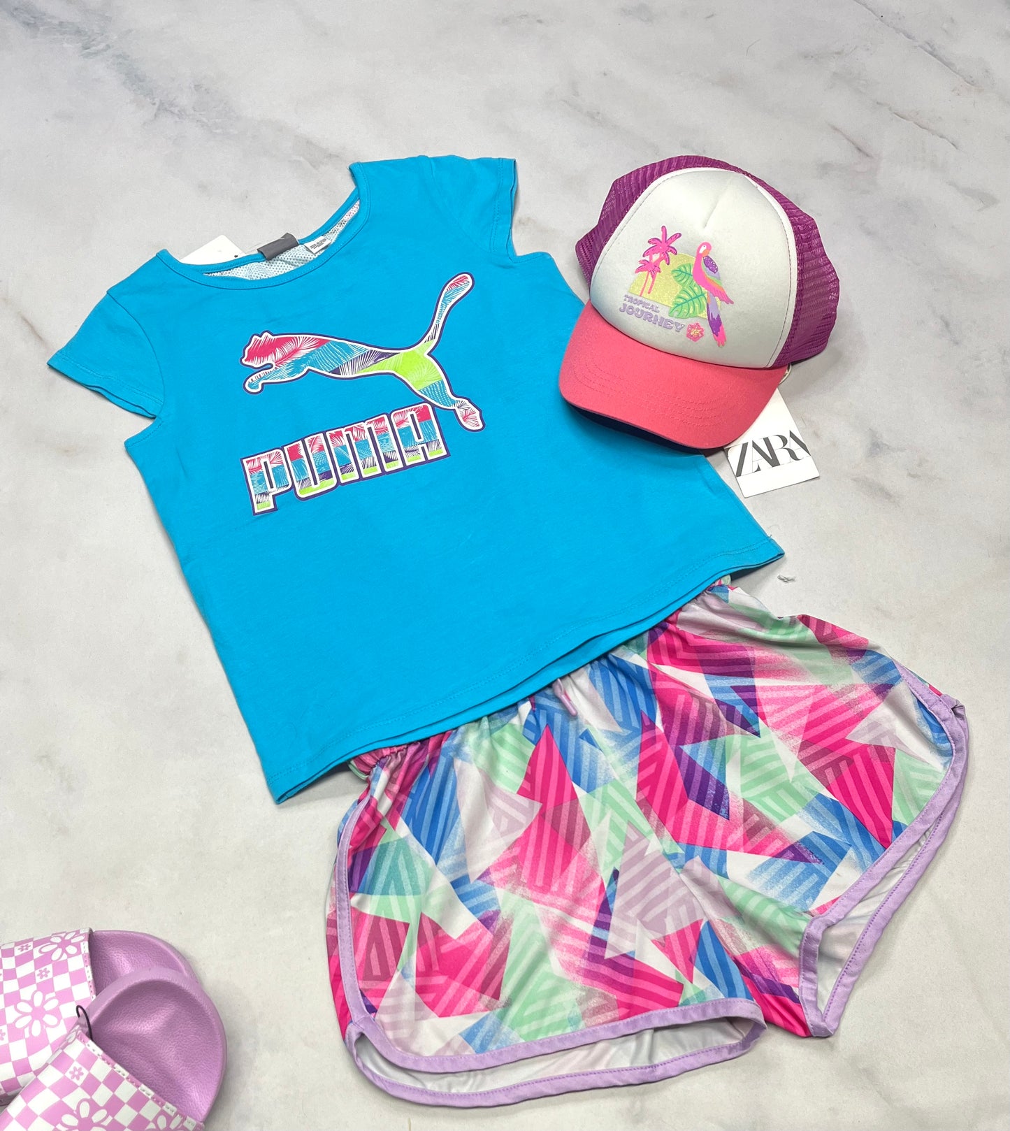 🌷 Manche courte : Puma 8 ans fille neuf !