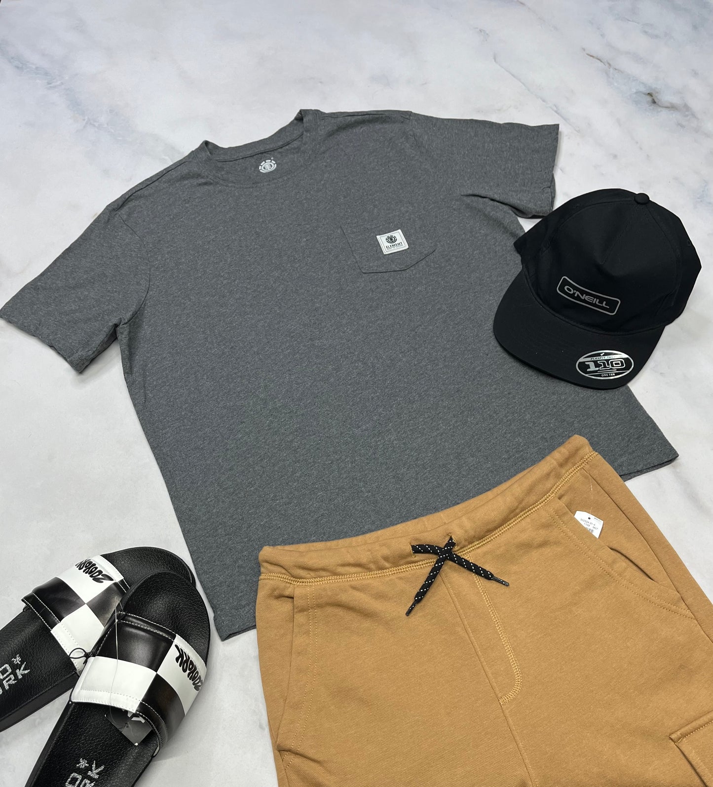 🌴 T-Shirt Element  : fait 14-16 ans garçon coupe relax usagé en super état !