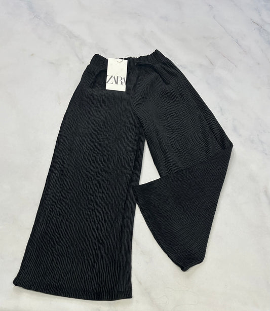 Pantalon ZARA: style velour doux texturé neuf ! 6(5-6 ans ) fille neuf ! Noir .