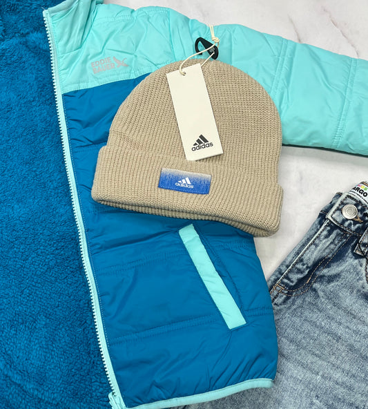 💫 Tuque Adidas : stretch fait 0/S enfant neuve .