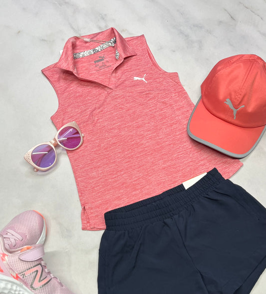 🌷 Cami : polo Puma en tissu de sport 5-6 ans fille neuf !
