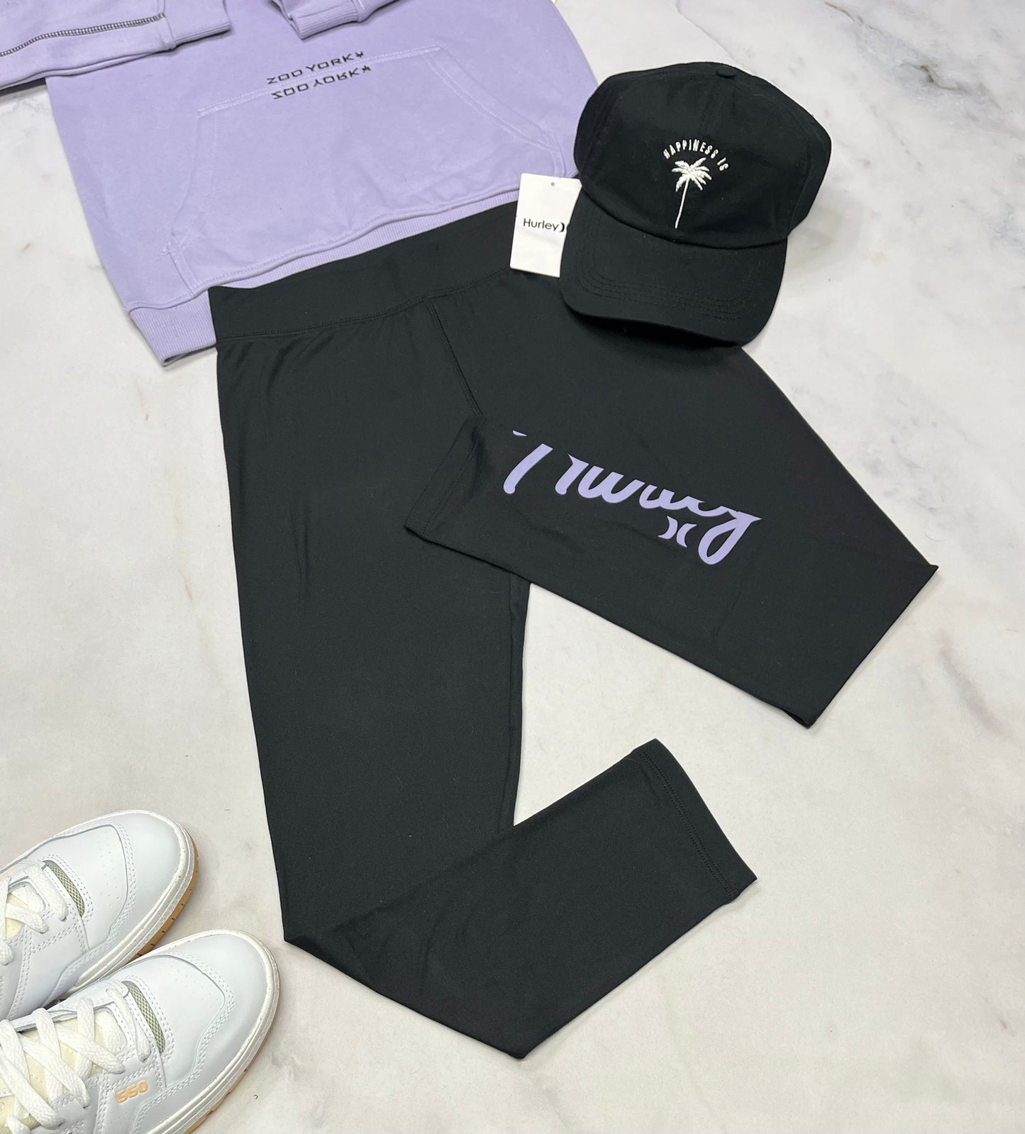 💫 Skinny legging : Hurley hyper doux et stretch , longueur cheville neuf! 12-13 ans fille .