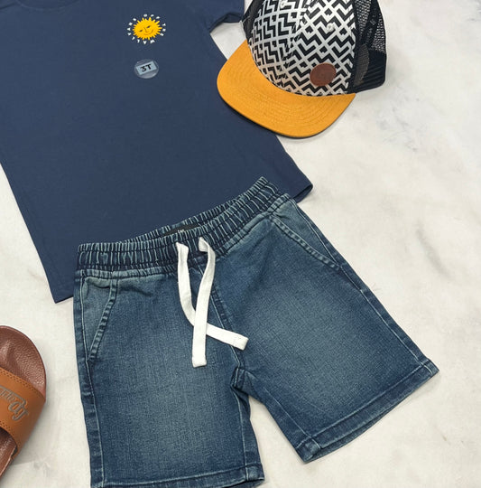 ☀️ Bermuda jeans : 3 ans garçon coupe confo neuf !