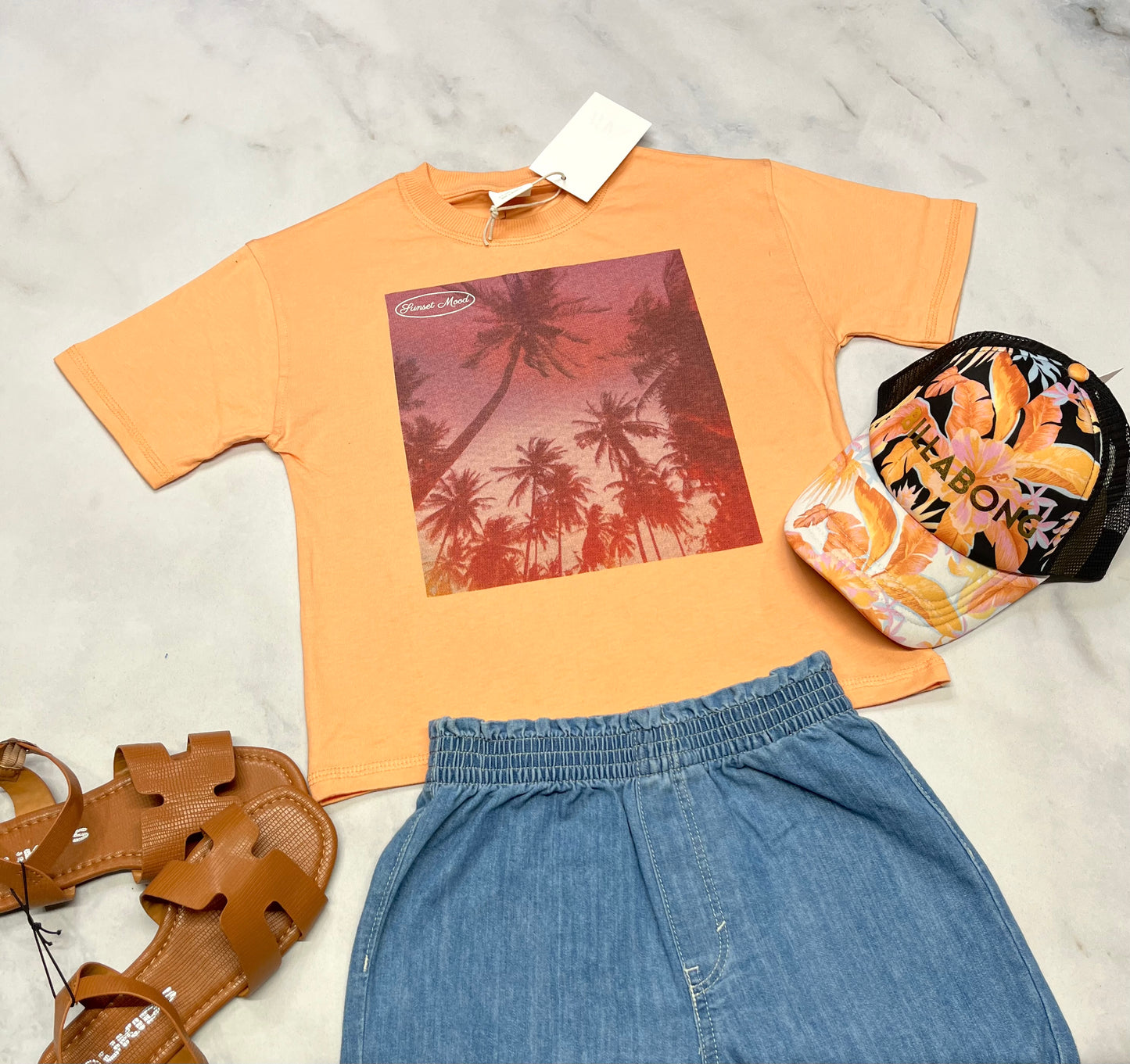 😍 ZARA : manche courte corail fait 7-8 ans fille neuf !