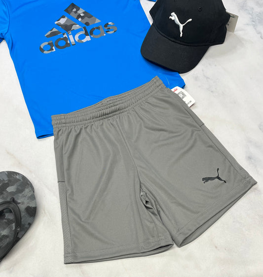 💙 Puma : Short grise tissu de sport 6(5-6 ans neuf ) garçon
