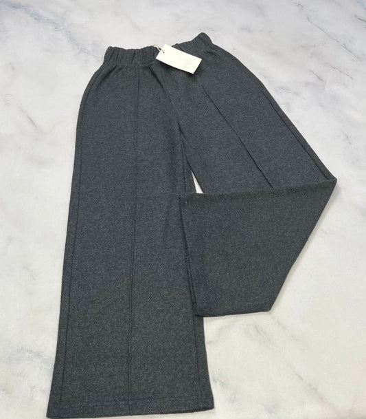 ZARA : Pantalon charcoal doux 9-10 ans fille neuf ! Coupe ample confo .