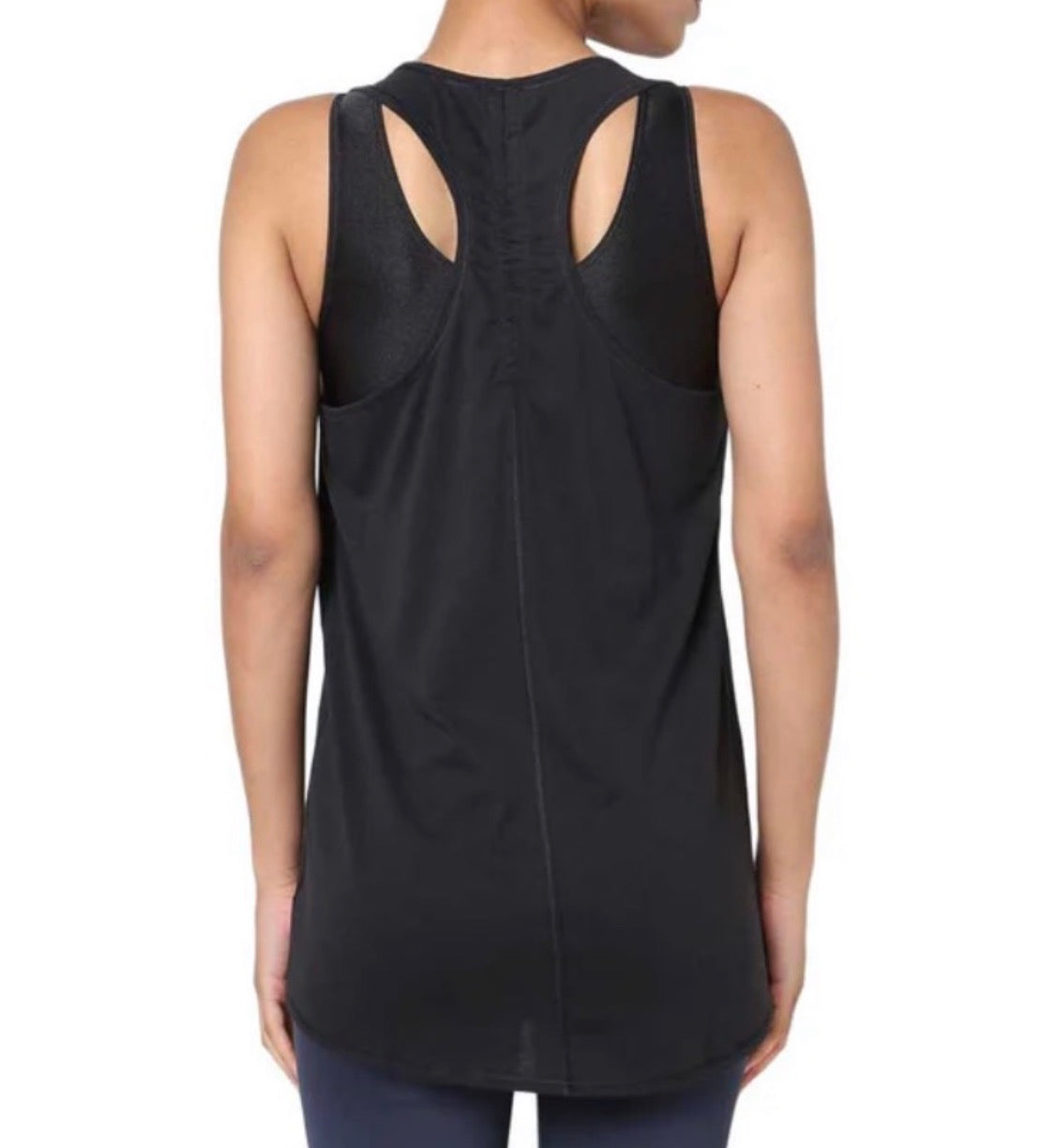 💕 Camisole : Puma Small femme . Noir soft relax fit tendance .
