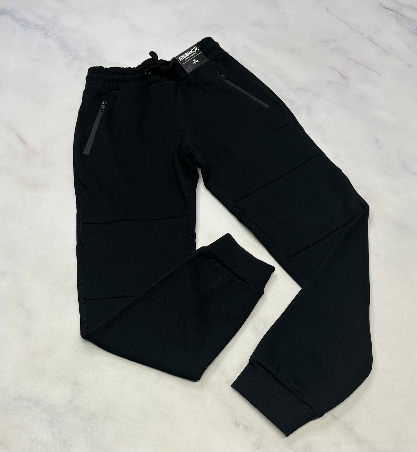 Jog. Arsenic zip aux poches noir 10-12 ans neuf!