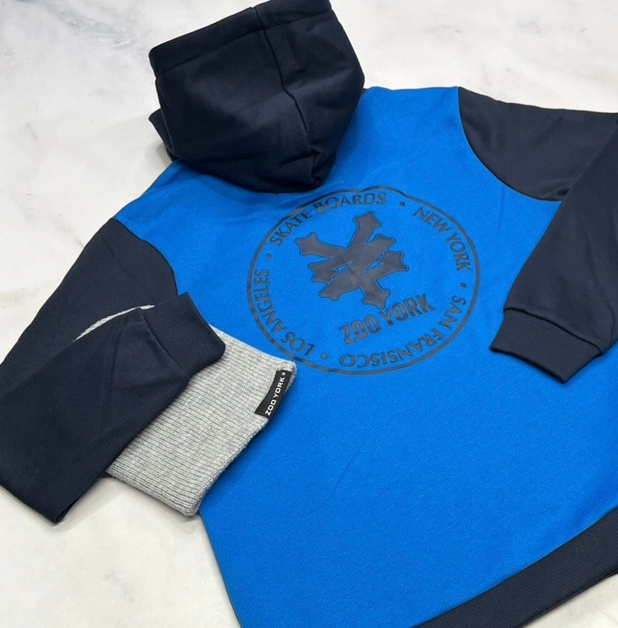 ❄️ Cagoule Zoo York : en ouaté confo 10-12 ans garçon neuve .