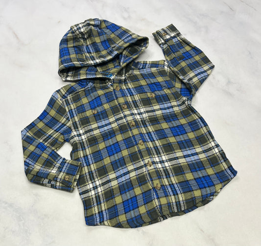 Chemise : capuchon intégré douce molle confo : neuve ! 4 ans