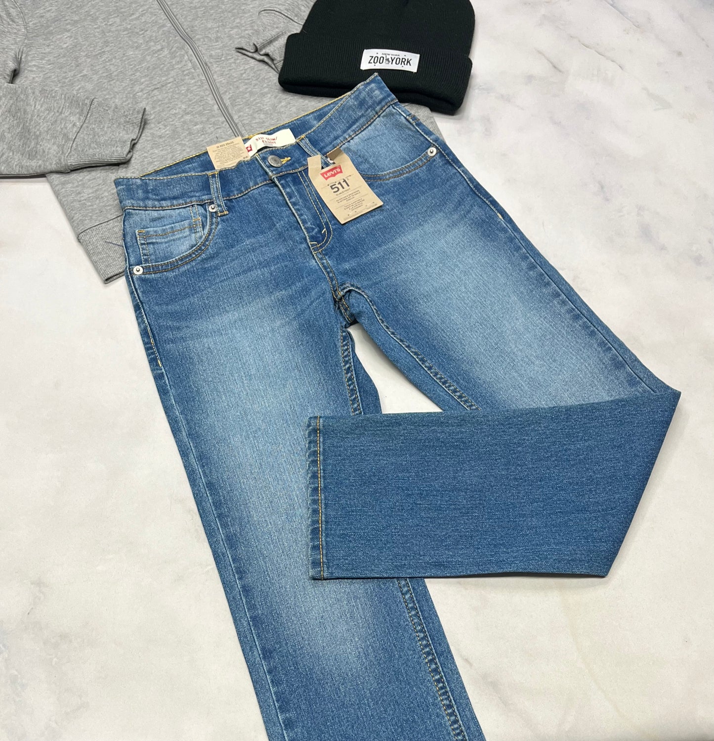 💫Skinny jeans : Lévis neuf ! 10 (9-10 ans ajustable ) garçon  .