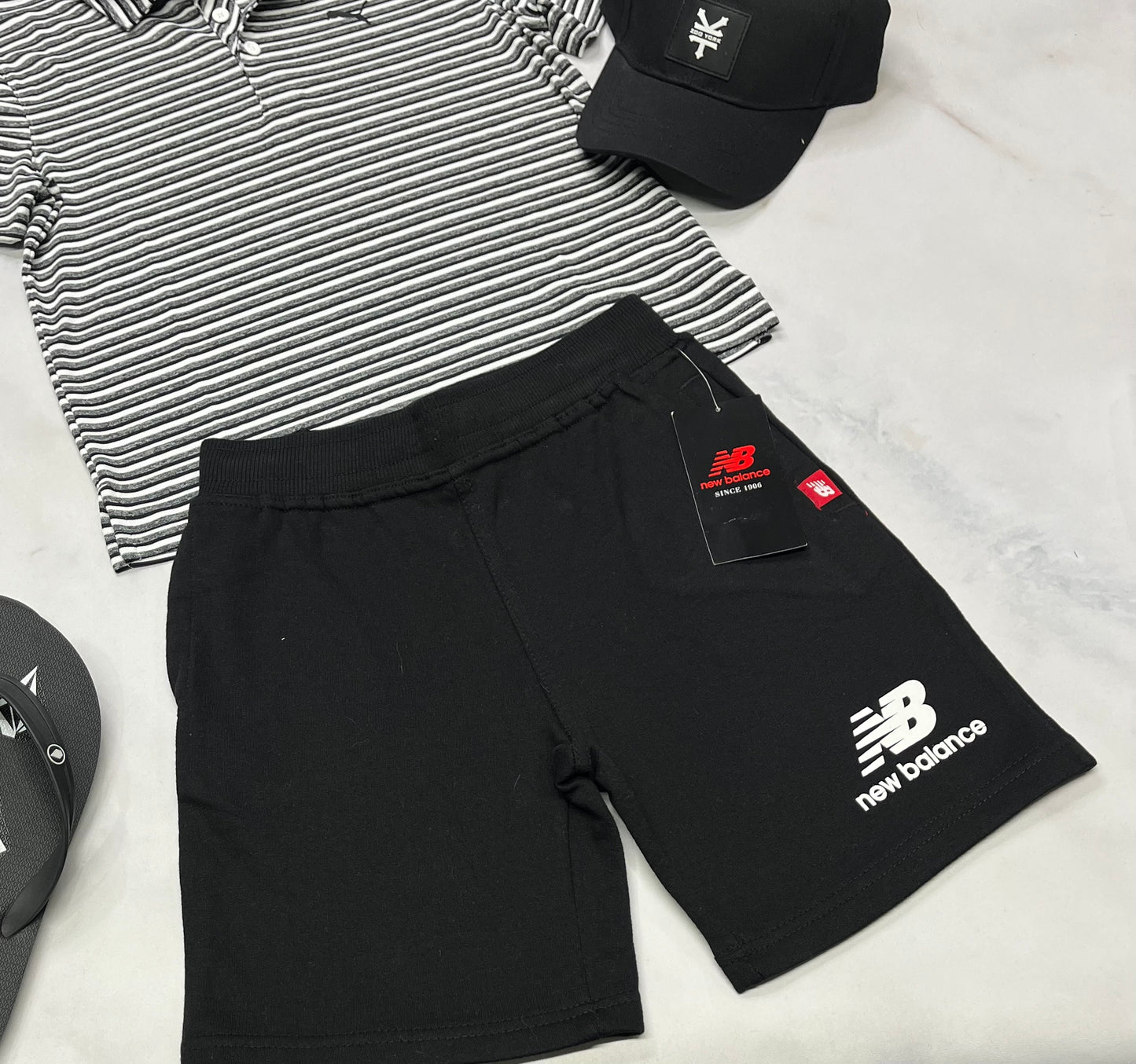 🌴 Bermuda : New Balance en ouaté 7 ans garçon neuve !