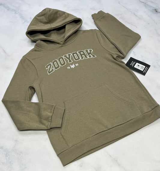 Zoo York : Cagoule verte neuve 14 ans .