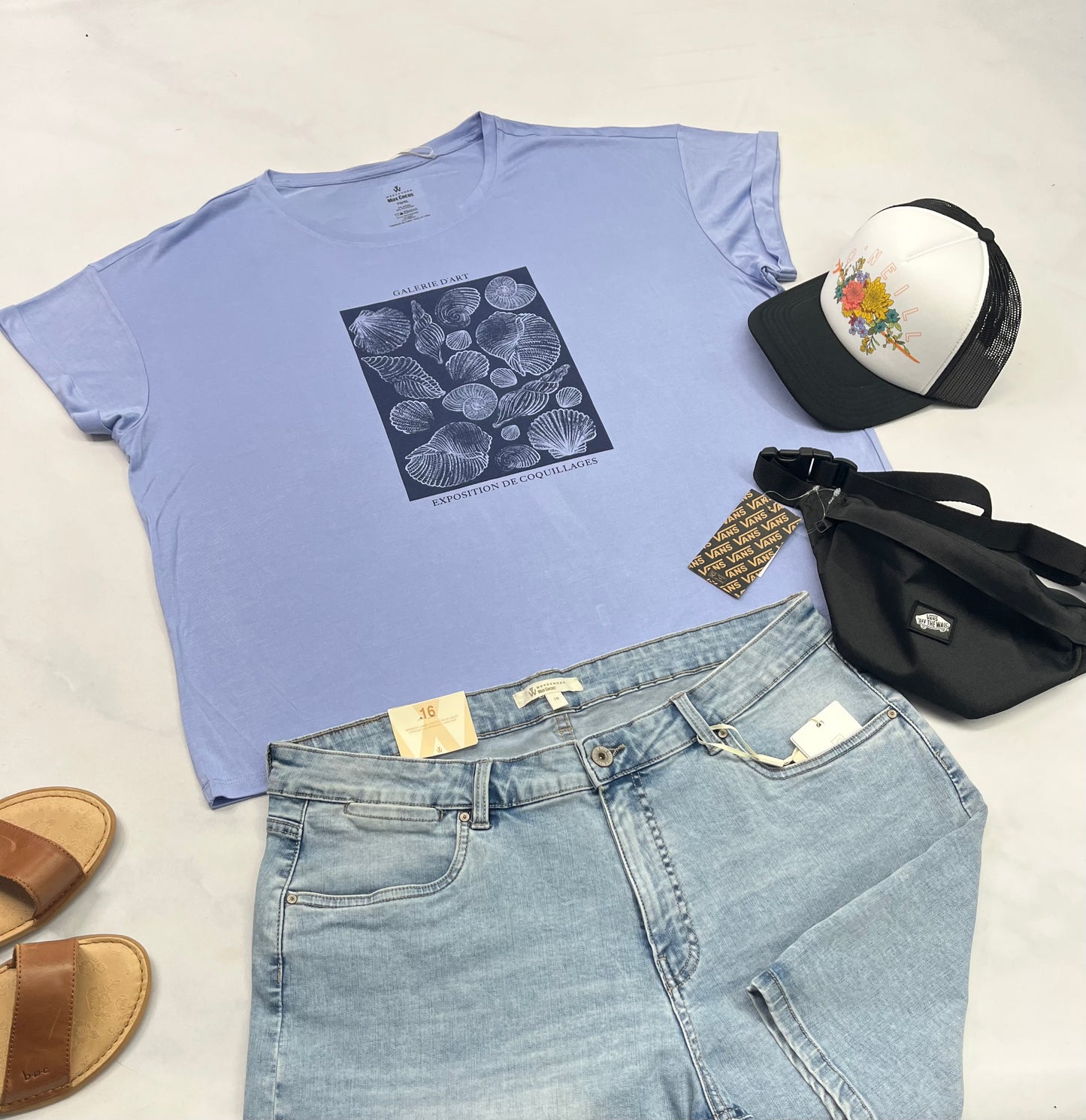 ☀️ Manche courte : Max Coco en tissu frais stretch qui ne décolore pas . XL/ femme relax fit neuf !