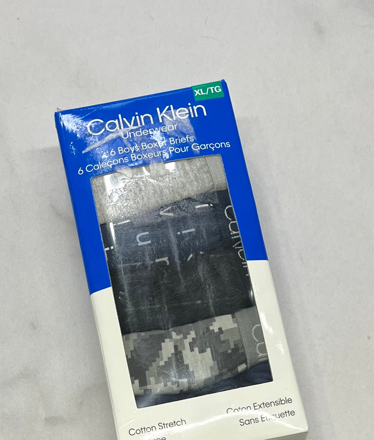 Boxer Calvin Klein : Lot de 6 boxer neuf ! 16-18 ans en coton doux . Voir les mesures ( photo 2) .