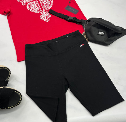 😍 Cuissard : TOMMY en tissu rib/texturé stretch . M fit femme comme neuf !