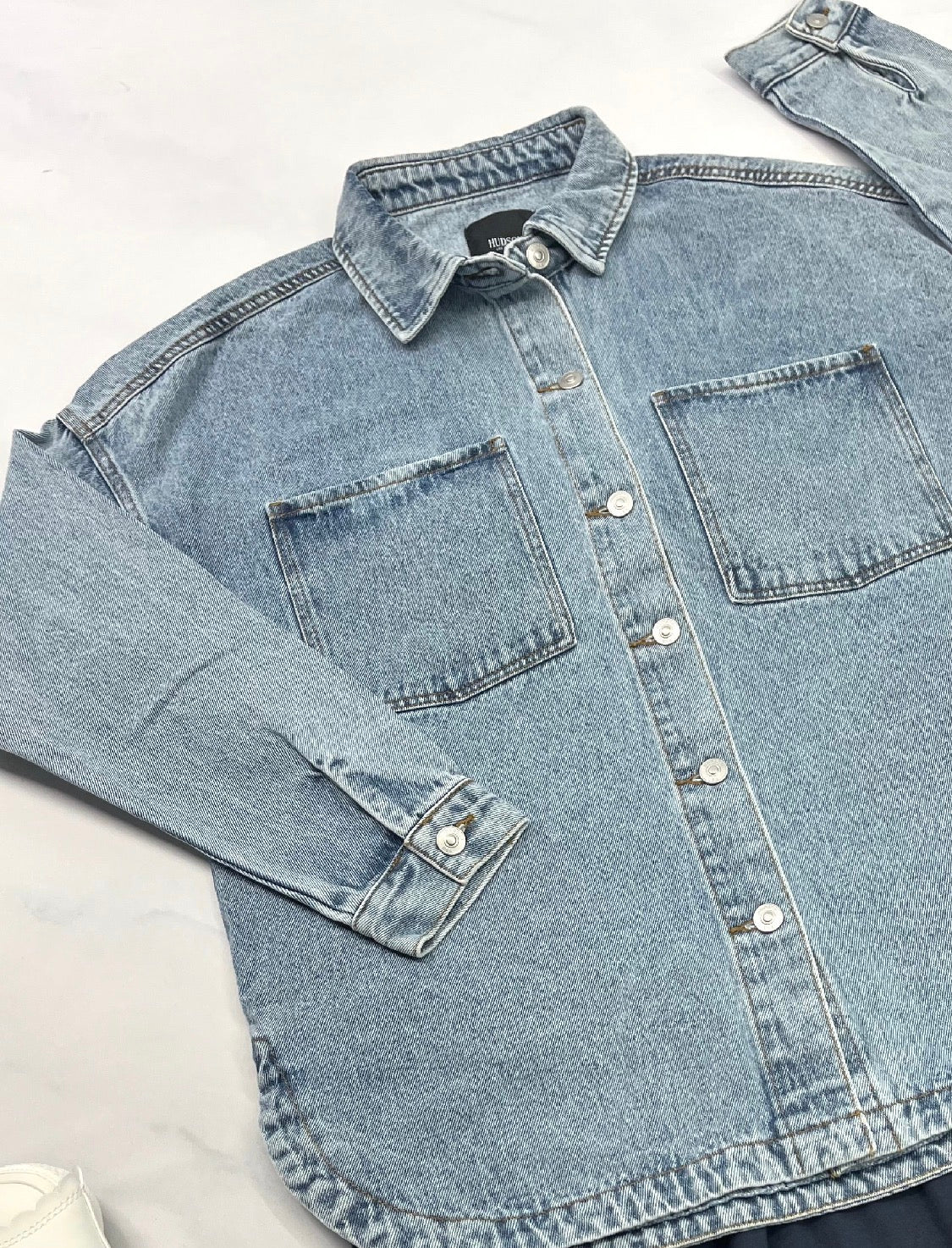 🩵 Manteau de jeans : Hudson M/femme coupe relax neuf !( peu faire L/F aussi)