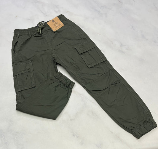 Pantalon : cargo neuf! Vert foncé ! 4 et 5-6 ans
