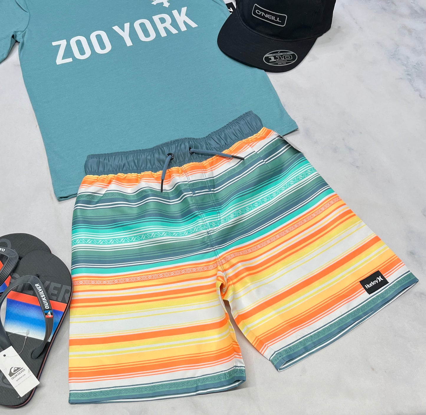 💦 Maillot : O’Neill 10-12 ans garçon filet  intérieur neuf !