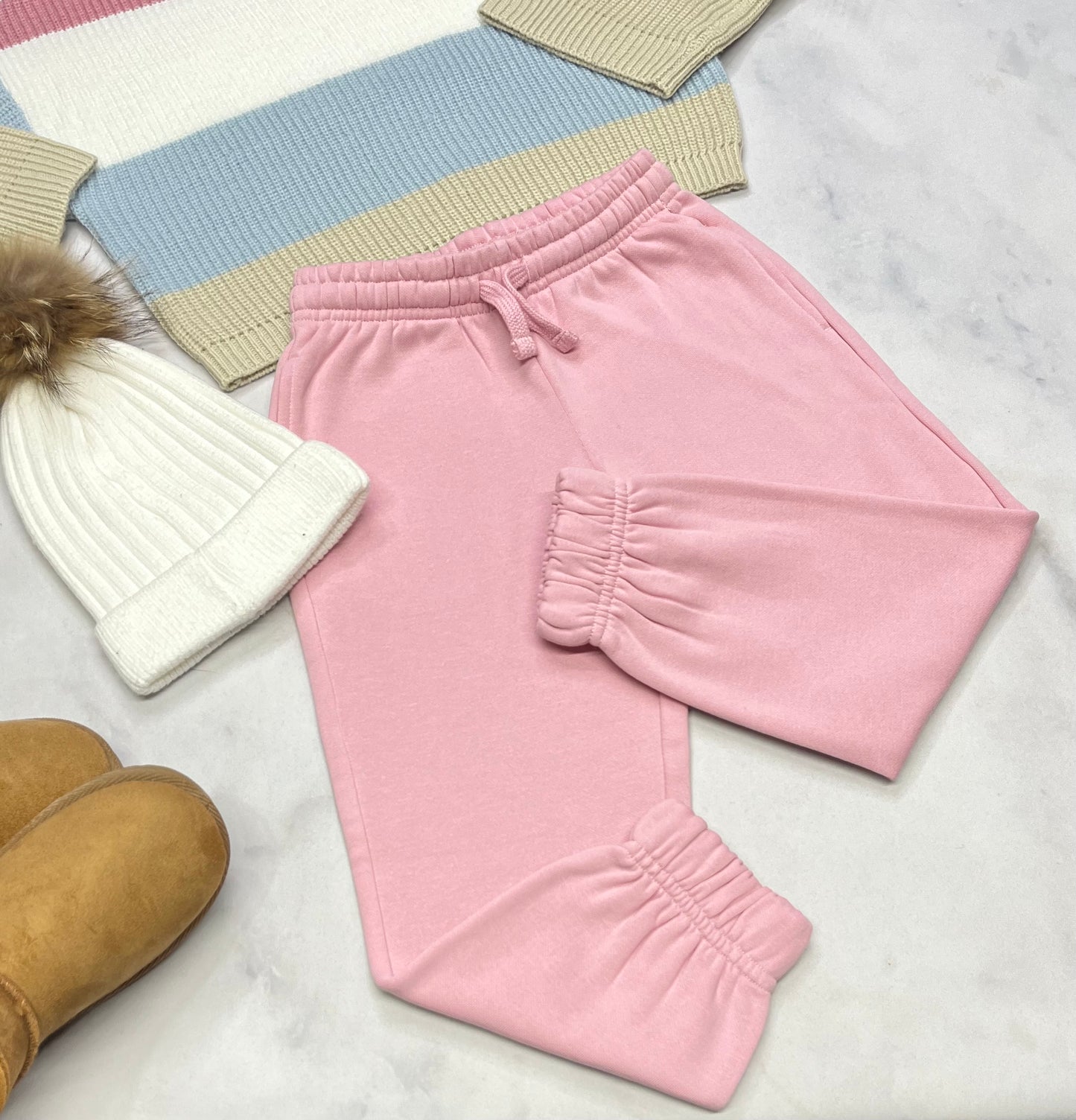 ❄️ Jog: ouaté rosé Tag 5 ans neuf !