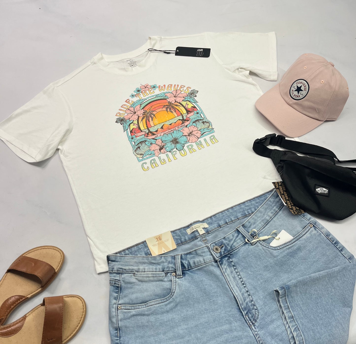 🩵 T-Shirt : Surface XL/ femme relax fit neuf !