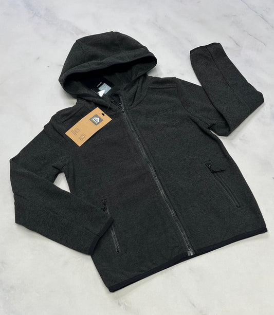 Black Mountain : Veste/ zip en  polar doux  charcoal neuve ! Logo brodé au devant . 7( fait 6x) neuve .