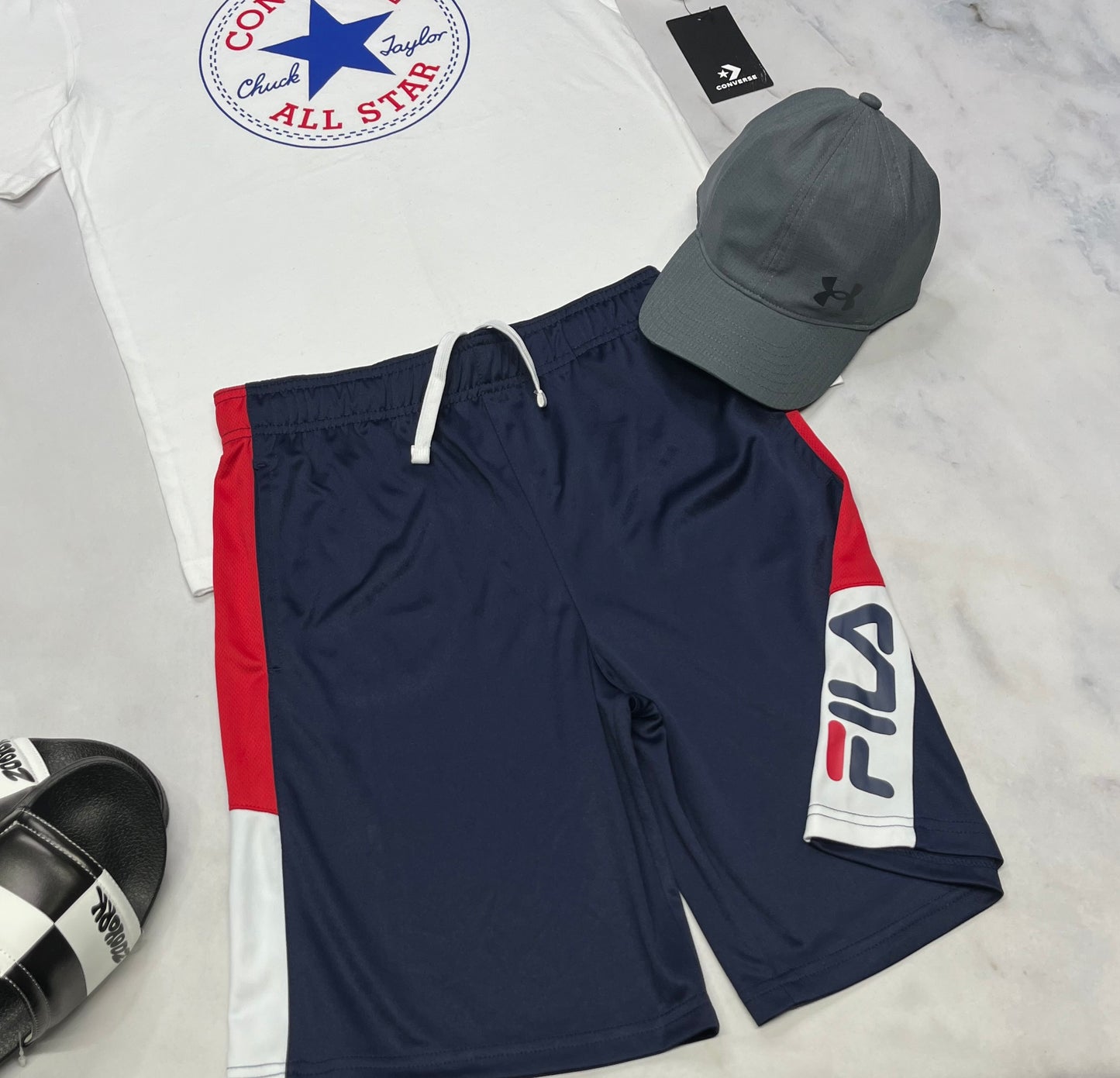 🤩 Bermuda:  Fila en tissu de sport 14-16 ans garçon neuf !