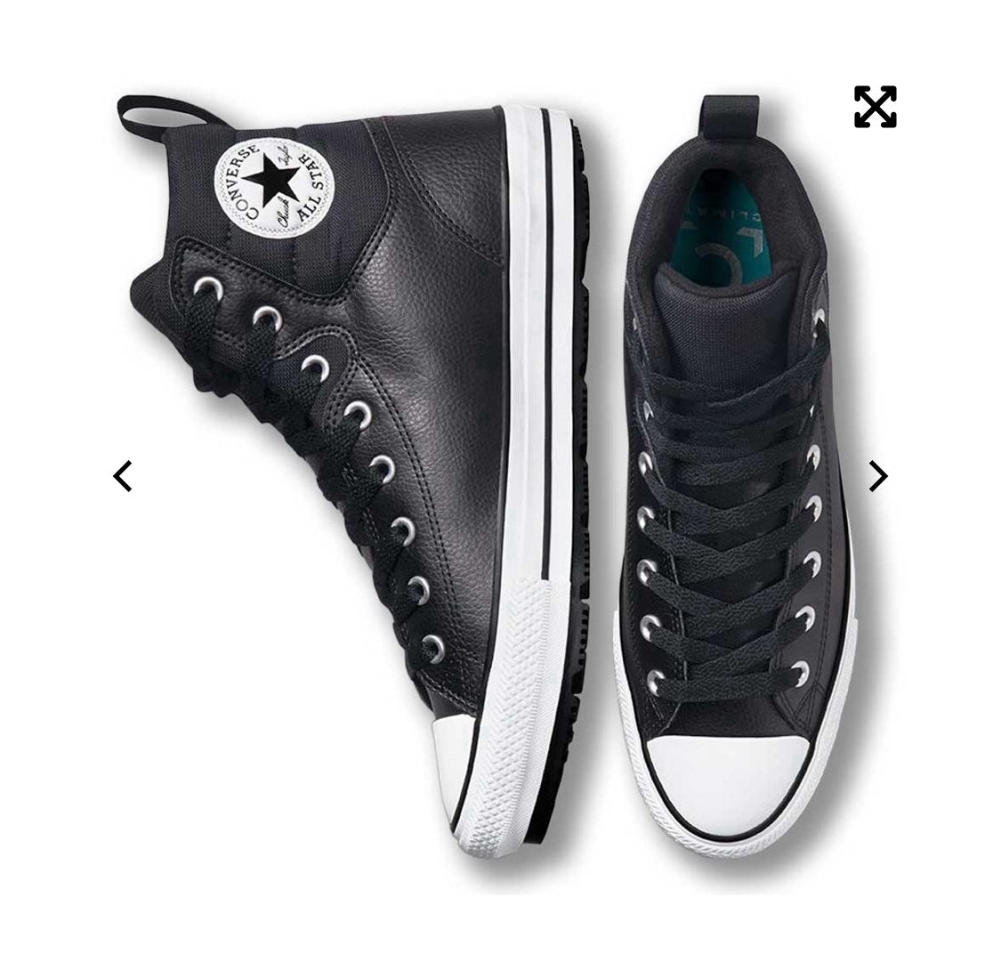 CONVERSE effet cuir : mi saison imperméable neuf ! 8.5 homme ( 27 cm)