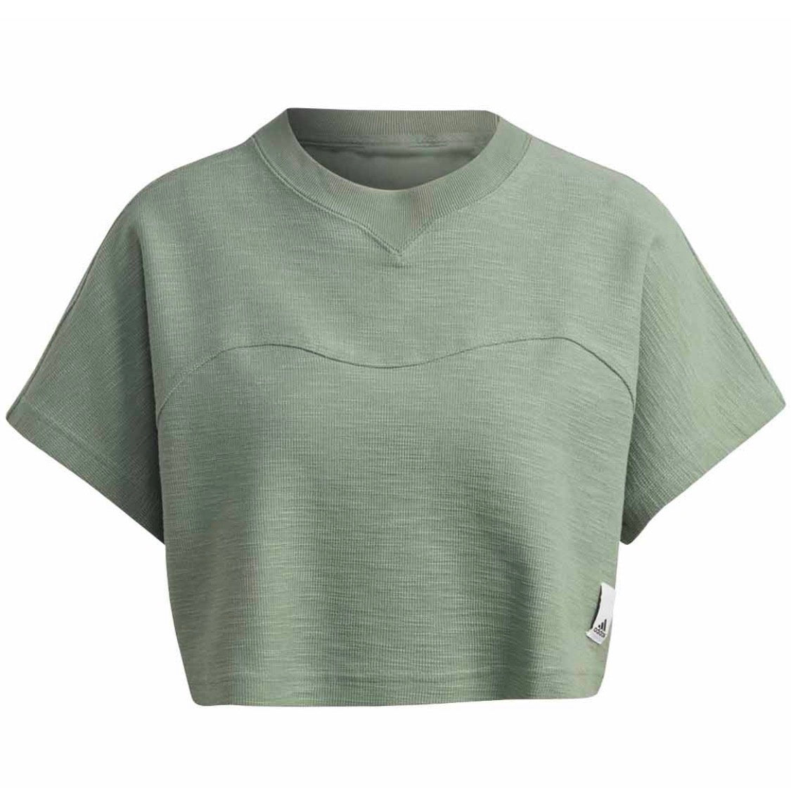 🌿 Manche courte : Adidas tissu et look écourté incroyable. Neuf ! L/ femme.